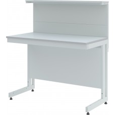 Стол лабораторный с полкой МОДЕЛИ: ЛК-900 СМ, ЛК-1200 СМ, ЛК-1500 СМ, ЛК-1800 СМ