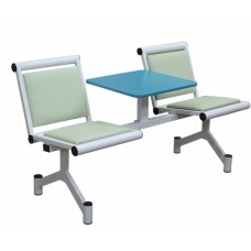 Секция стульев со столиком мягкая